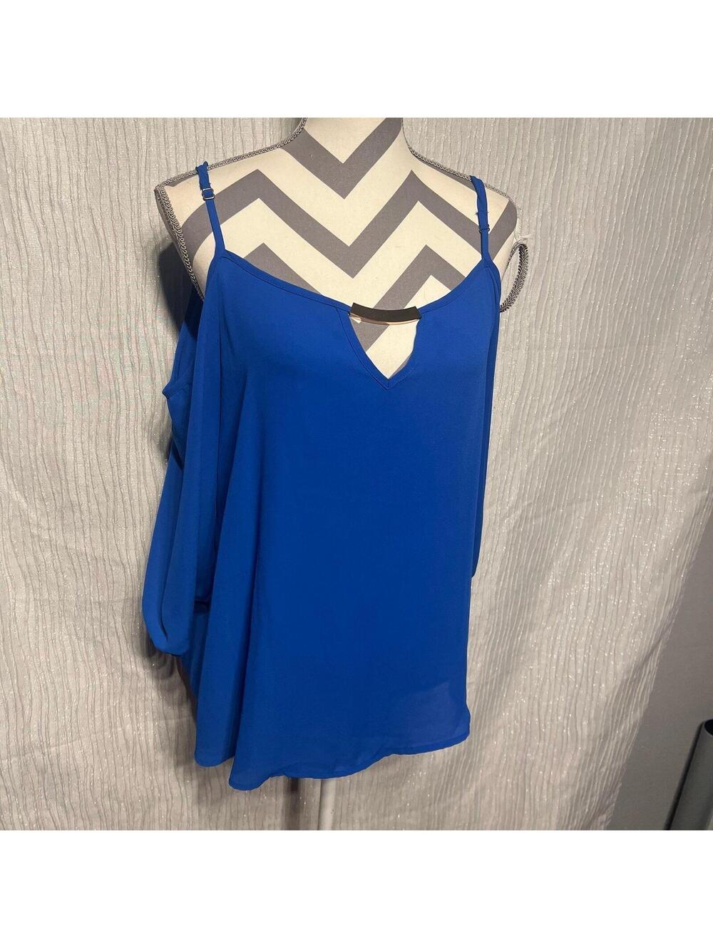 Women's blue blouse